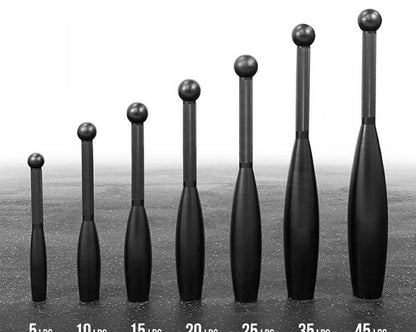 XM Fitness Performance 25lbs Steel Club Strength & Conditioning Canada.
