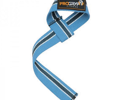 PRO-4 1 1/2" COTTON LIFTING STRAPS - BLUE Strength & Conditioning Canada.