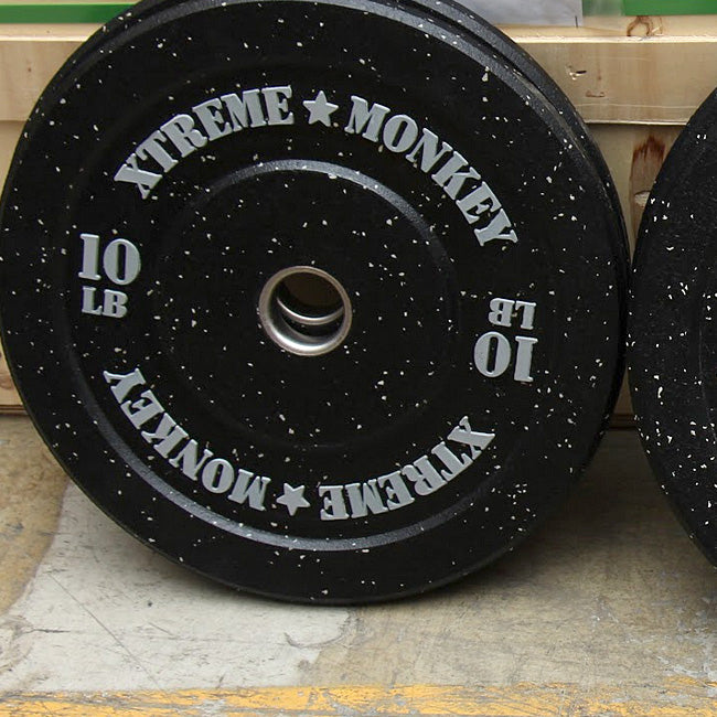 XM FITNESS 10lbs Crumb Rubber Bumper Plate Strength & Conditioning Canada.