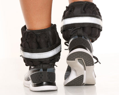 Adjustable Ankle Weights - 20lb Pair - Element Fitness Fitness Accessories Canada.