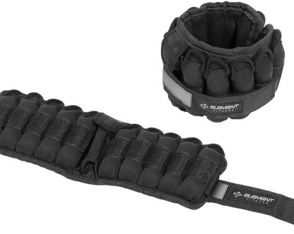 Adjustable Ankle Weights - 10lb Pair -  Element Fitness Fitness Accessories Canada.