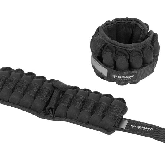 Adjustable Ankle Weights - 10lb Pair -  Element Fitness Fitness Accessories Canada.