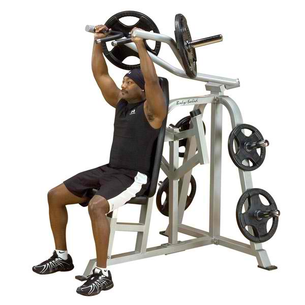 Body-Solid Leverage Shoulder Press LVSP Strength Machines Canada.