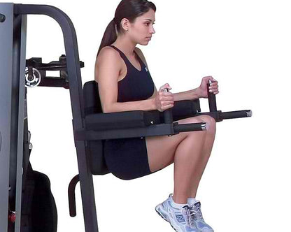 Body-Solid Vertical Knee Raise and Dip Station for G9S Strength Machines Canada.