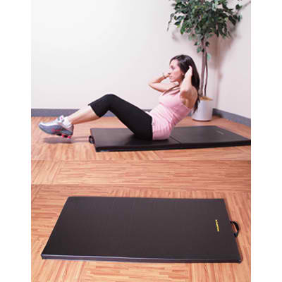 2' x 4' x 1.5" Black Exercise Mat