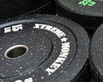 XM FITNESS 15lbs Crumb Rubber Bumper Plate Strength & Conditioning Canada.