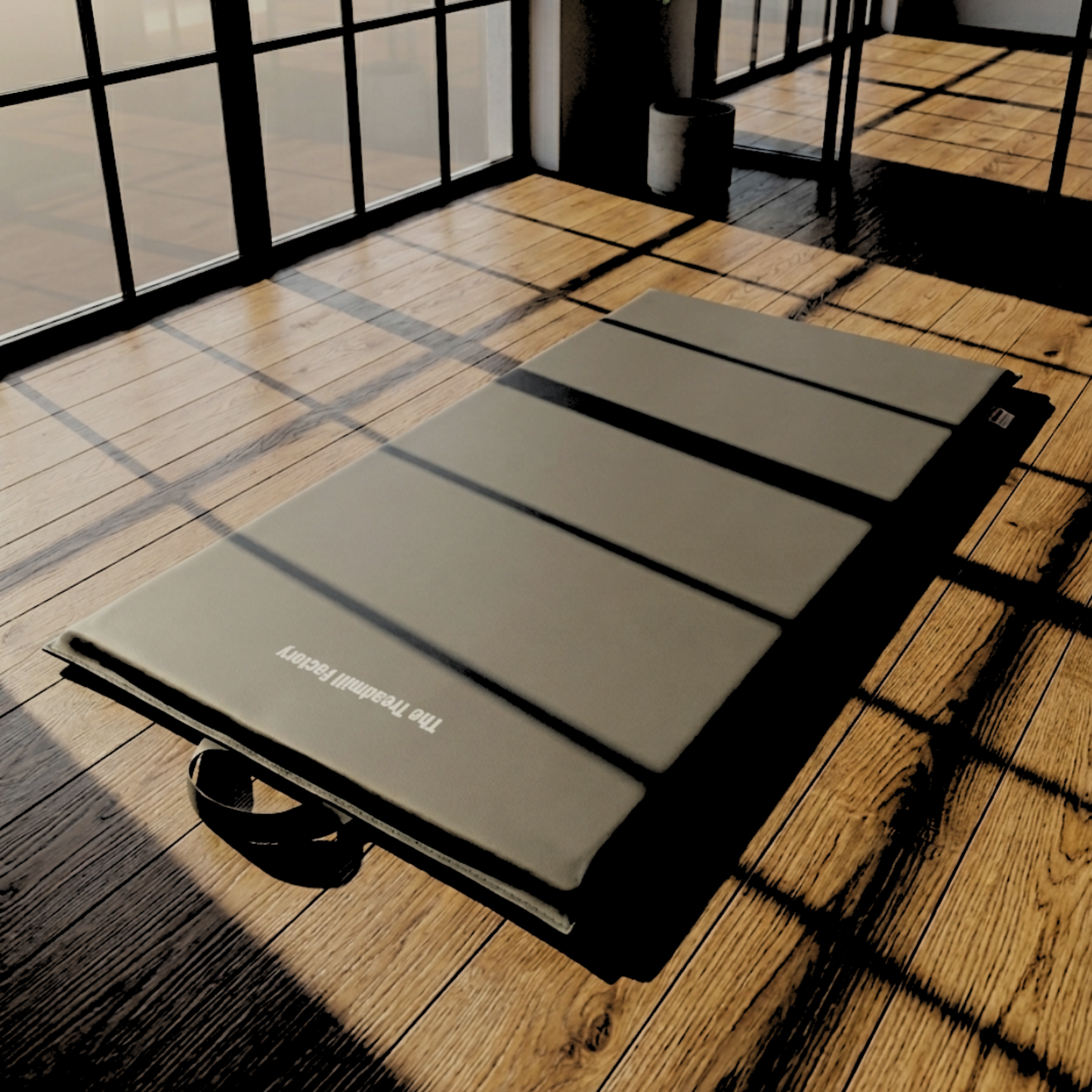 Element Fitness Black Exercise Mat (2' x 4' x 1.5")