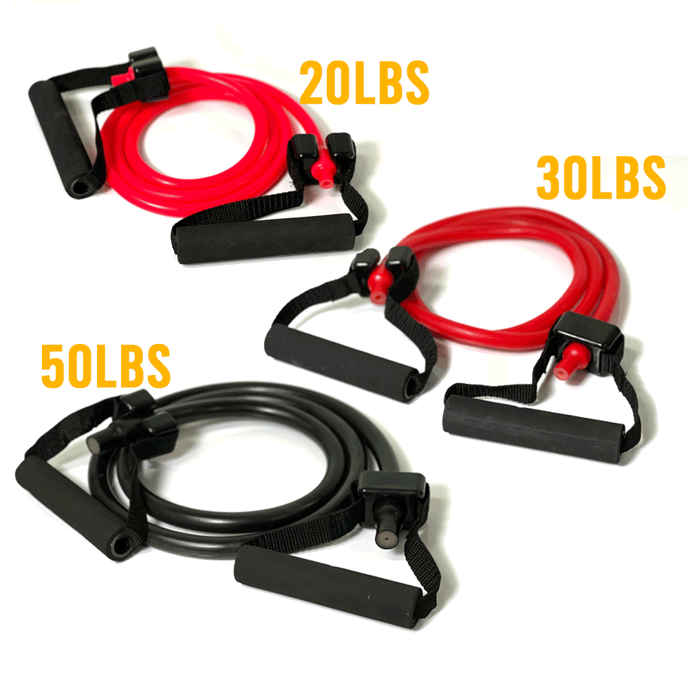 BB 3 RESISTANCE BANDS WITH 3 HANDLES SET