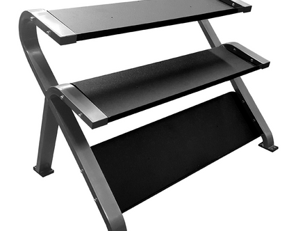 Element Fitness Commercial 3-Tier Hex Dumbbell Rack - Weights sold separately