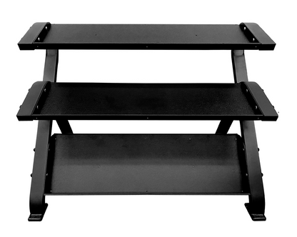 Element Fitness Commercial 3-Tier Hex Dumbbell Rack - Weights sold separately