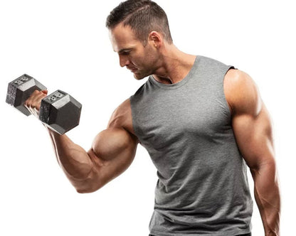 WEIDER 35 LB. CAST IRON HEX DUMBBELL - SOLD INDIVIDUALLY