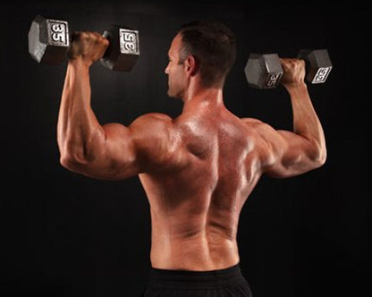 WEIDER 35 LB. CAST IRON HEX DUMBBELL - SOLD INDIVIDUALLY