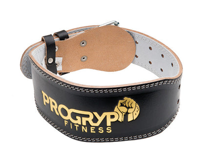 PRO-49 4" 100% LEATHER PADDED BELT Strength & Conditioning Canada.