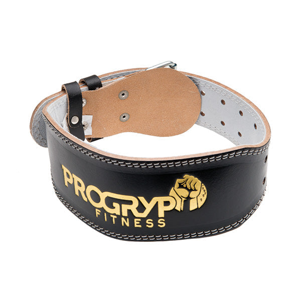 PRO-49 4" 100% LEATHER PADDED BELT Strength & Conditioning Canada.