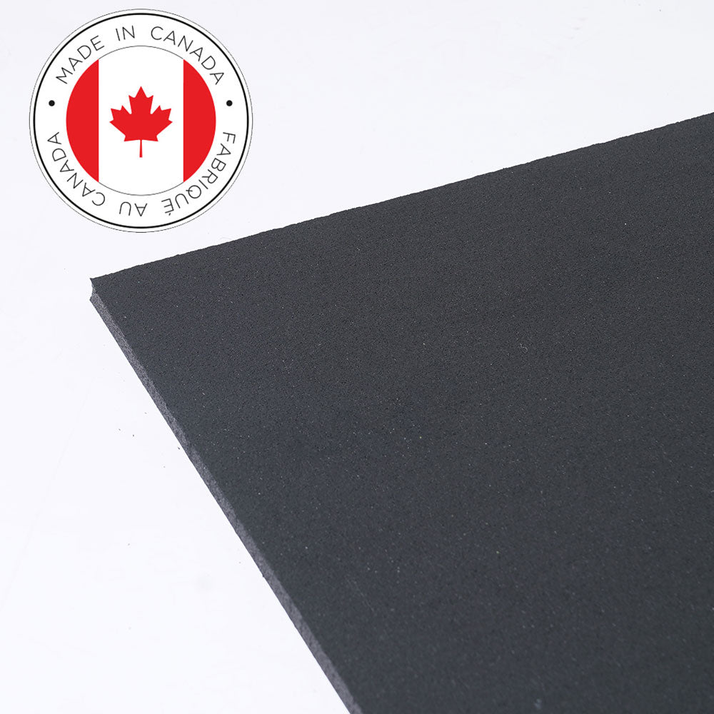 Gorilla 4' x 6' 1/2" Rubber Floor - Black