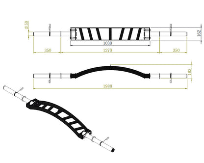 XM CAMBERED SWISS BAR