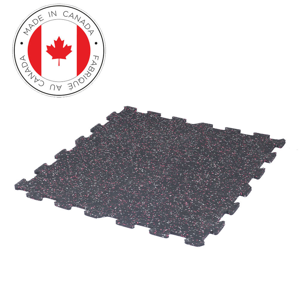 Gorilla 2 x 2 8mm Interlocking Rubber Tile - Canada - PACK OF 12