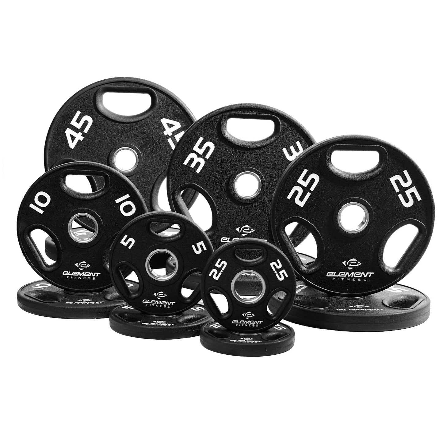 XM Infinity Rack / 255lbs Rubber Olympic Set