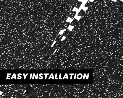 Gorilla 2 x 2 8mm Interlocking Rubber Tile - Gray - Single or 12 Pack