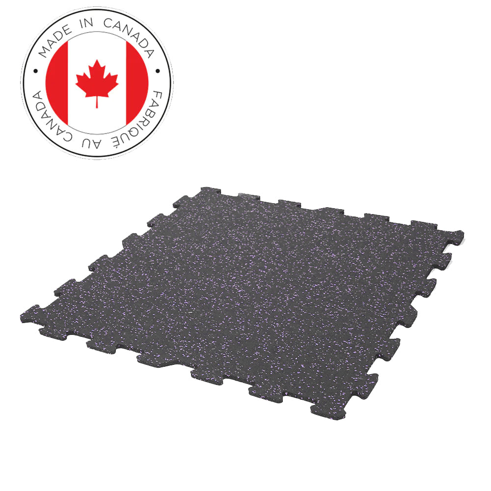 Gorilla 2 x 2 8mm Interlocking Rubber Tile - Purple