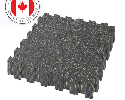 Gorilla 2 x 2 8mm Interlocking Rubber Tile - 10% Cork - PACK OF 12