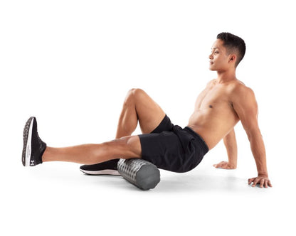 iFit - 18” Personal Massage Foam Roller (PURPLE) with Professional Exercise Chart