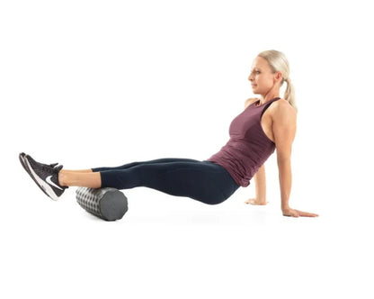 iFit - 18” Personal Massage Foam Roller (PURPLE) with Professional Exercise Chart