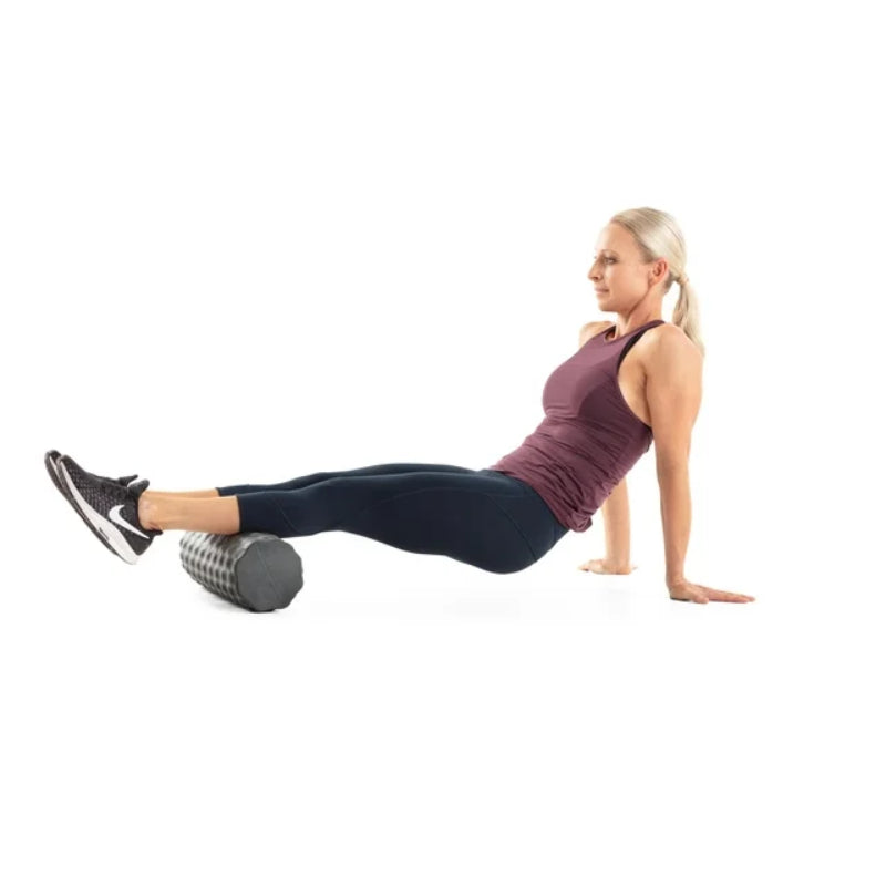 iFit - 18” Personal Massage Foam Roller (PURPLE) with Professional Exercise Chart