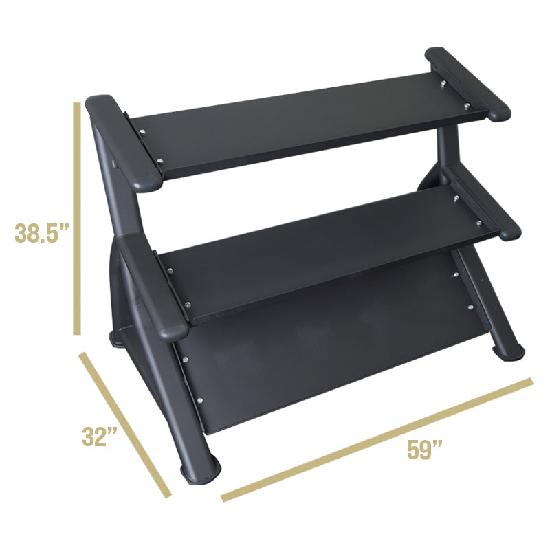 XM FLAT 3 TIER DUMBBELL RACK