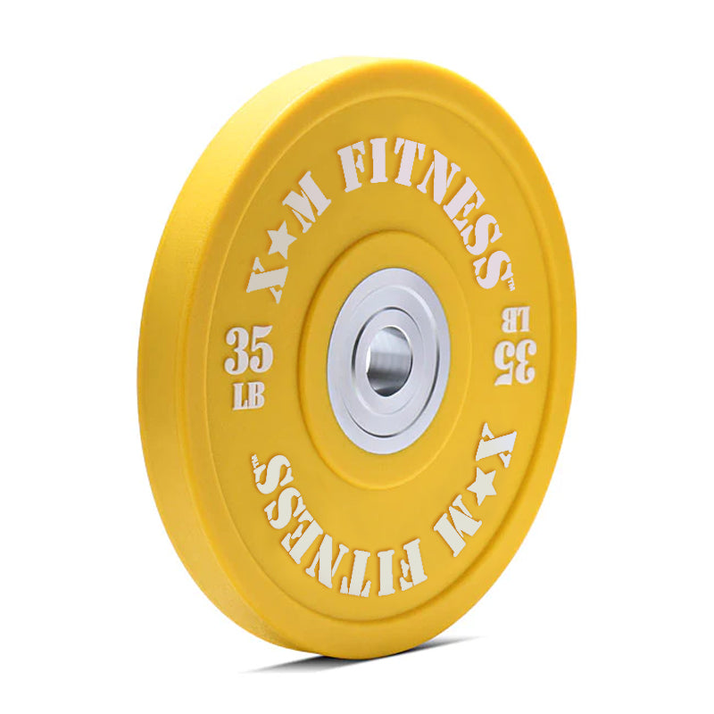 XM Fitness 320lbs Urethane Bumper Plate Kit