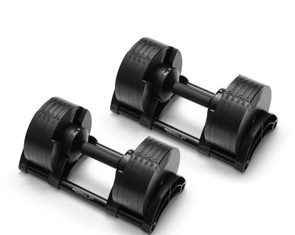 NUOBELL 550 Black - Adjustable Dumbbell Pair