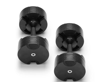 NUOBELL 550 Black - Adjustable Dumbbell Pair