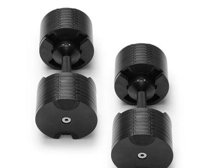 NUOBELL 580 Black - Adjustable Dumbbell Pair