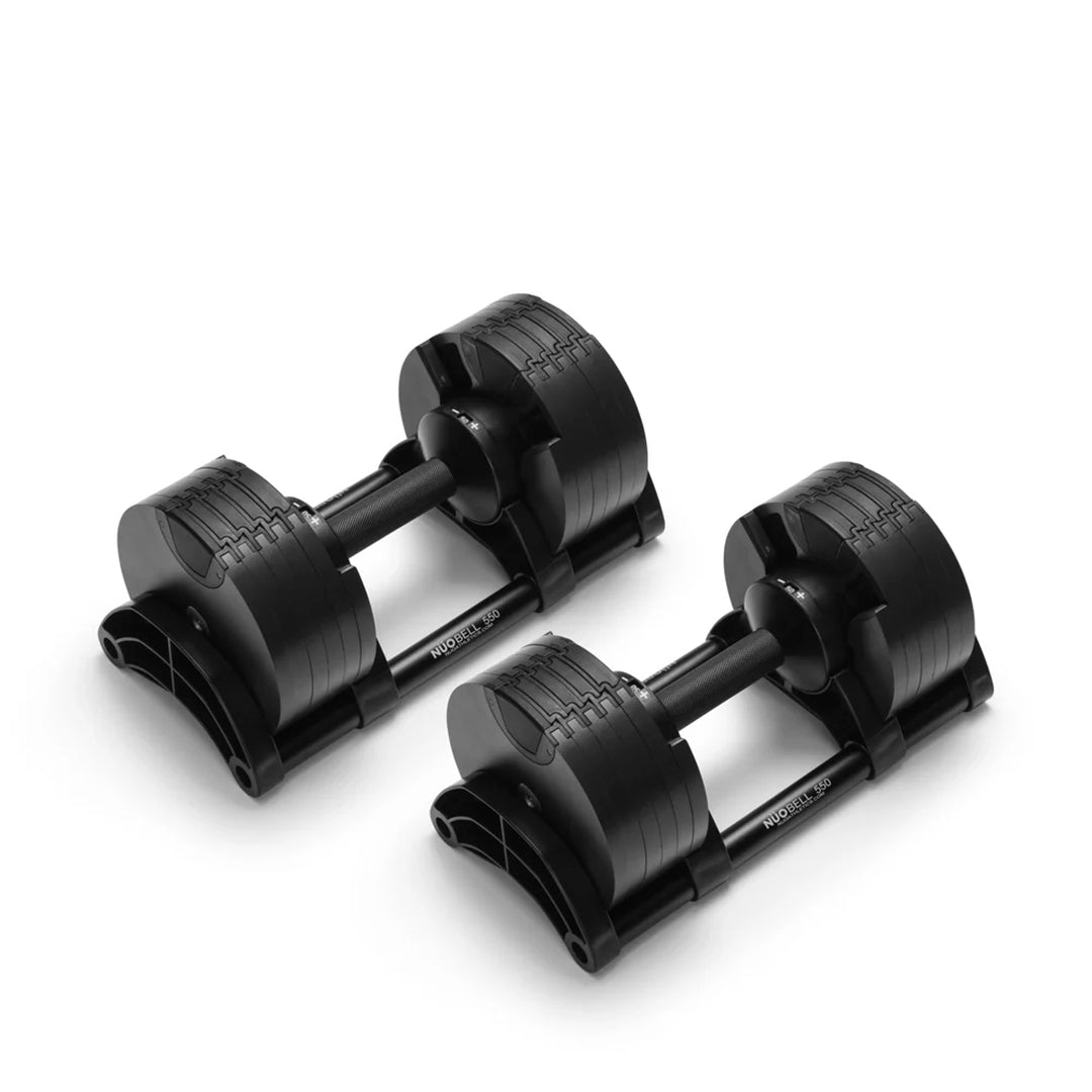 NUOBELL 550 Black - Adjustable Dumbbell Pair