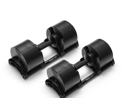 NUOBELL 580 Black - Adjustable Dumbbell Pair