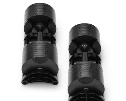 NUOBELL 580 Black - Adjustable Dumbbell Pair