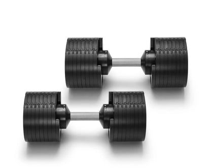 NUOBELL 580 Silver Adjustable Dumbbell Pair