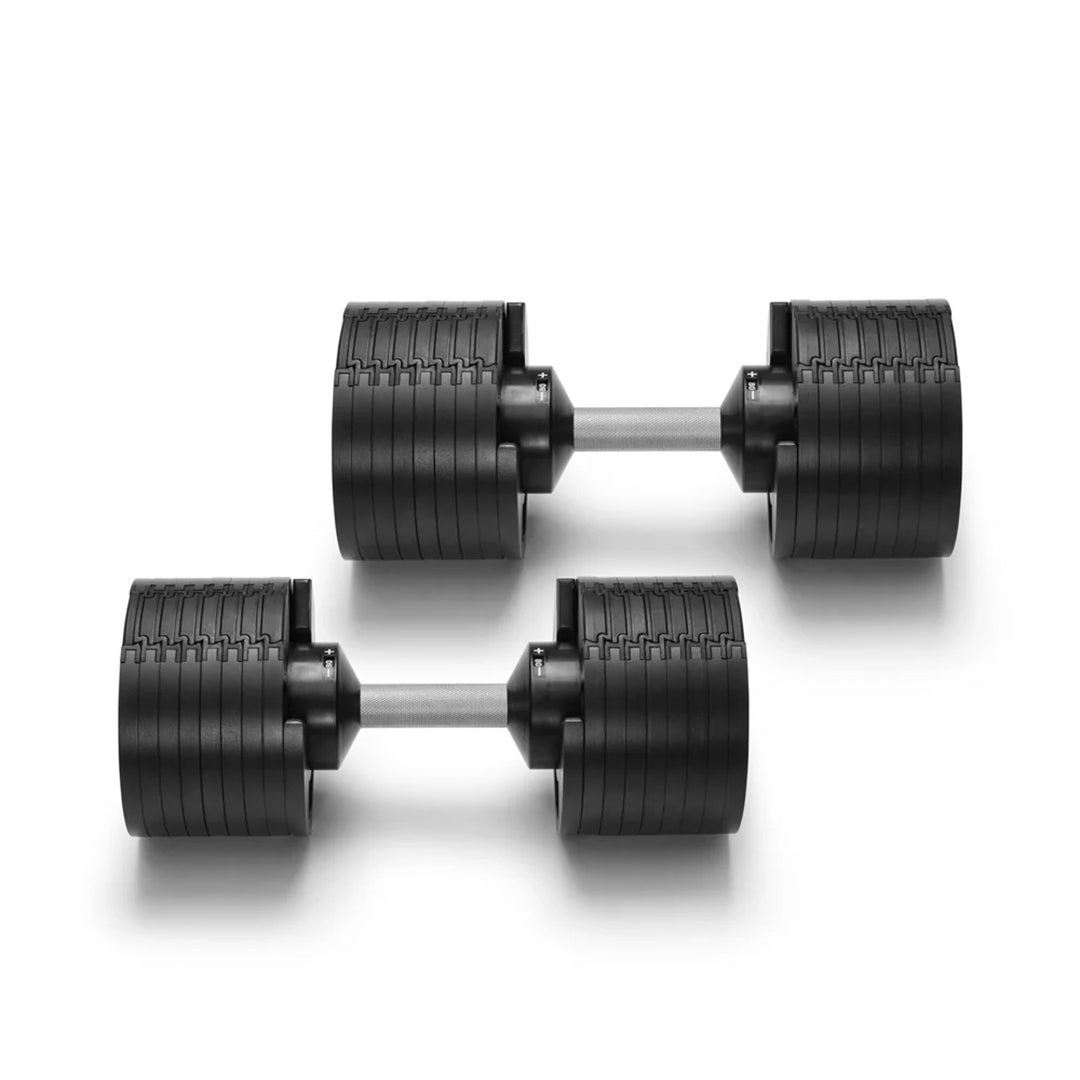 NUOBELL 580 Silver Adjustable Dumbbell Pair