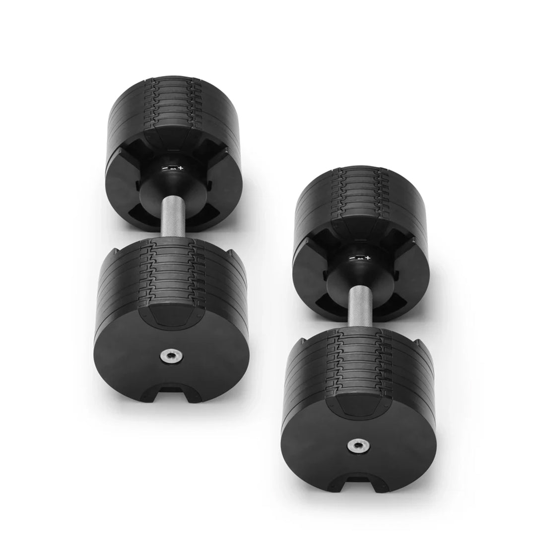 NUOBELL 580 Silver Adjustable Dumbbell Pair