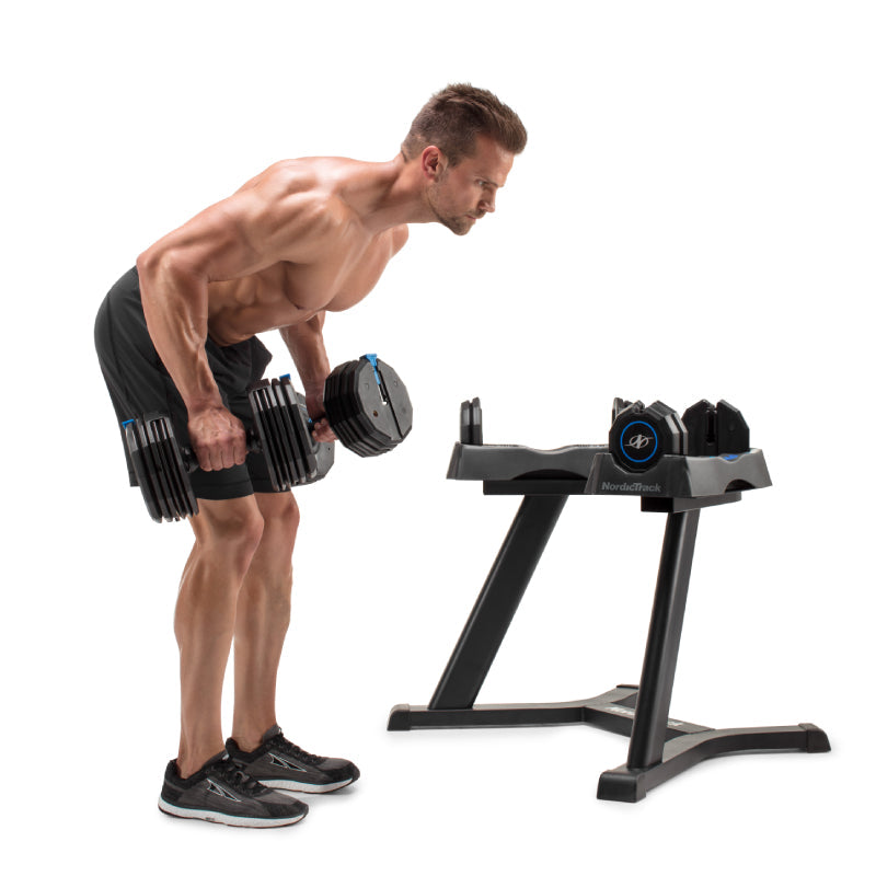 NordicTrack - 55LBS Select-A-Weight Dumbbell Set  (Pair)