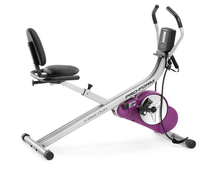 ProForm - X-Bike Duo Upright/Recumbent Exercise Bike Purple (PFEX72018P)