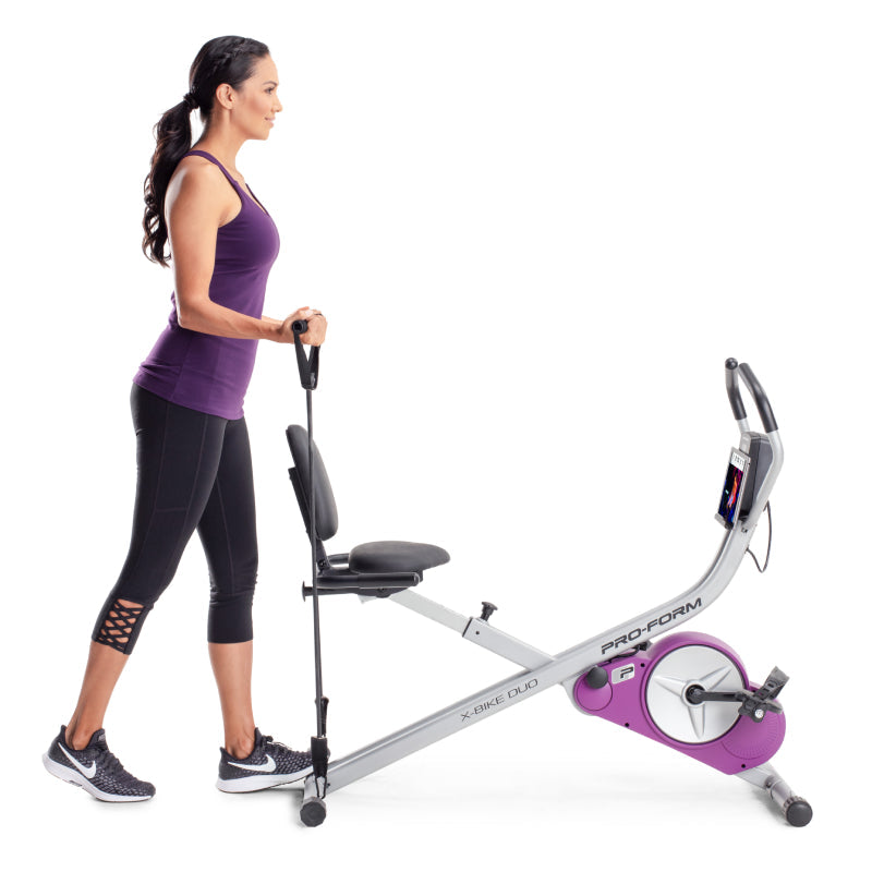 ProForm - X-Bike Duo Upright/Recumbent Exercise Bike Purple (PFEX72018P)