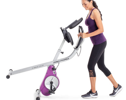 ProForm - X-Bike Duo Upright/Recumbent Exercise Bike Purple (PFEX72018P)