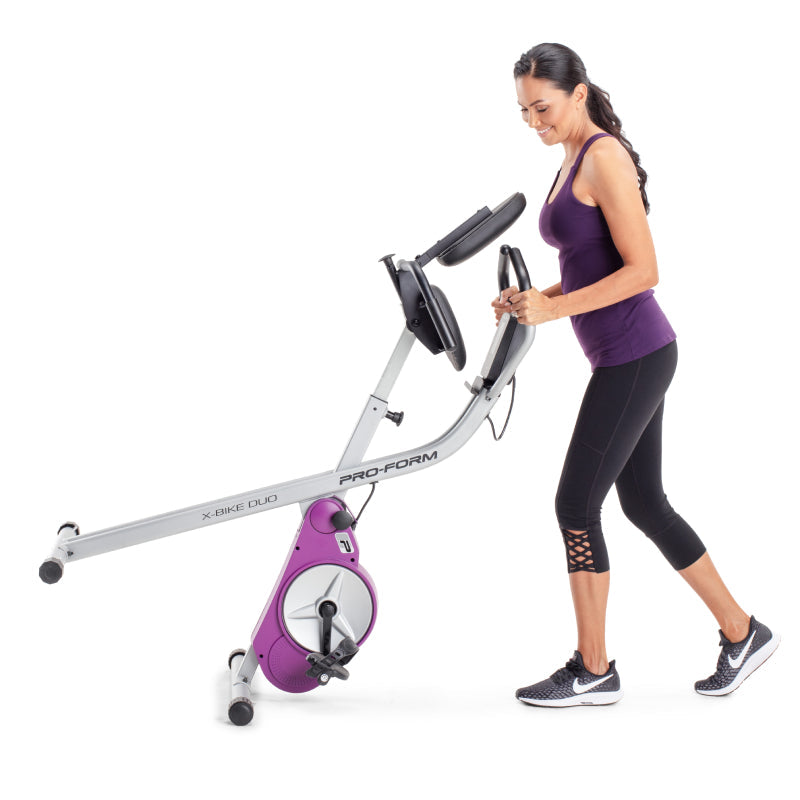 ProForm - X-Bike Duo Upright/Recumbent Exercise Bike Purple (PFEX72018P)