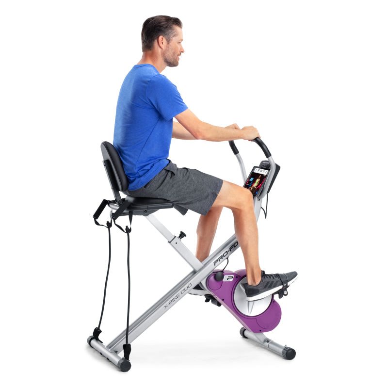 ProForm - X-Bike Duo Upright/Recumbent Exercise Bike Purple (PFEX72018P)