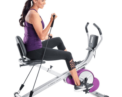 ProForm - X-Bike Duo Upright/Recumbent Exercise Bike Purple (PFEX72018P)