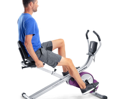 ProForm - X-Bike Duo Upright/Recumbent Exercise Bike Purple (PFEX72018P)