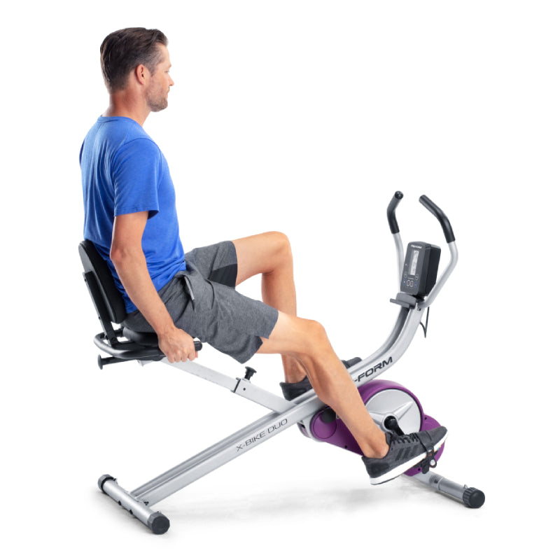 ProForm - X-Bike Duo Upright/Recumbent Exercise Bike Purple (PFEX72018P)