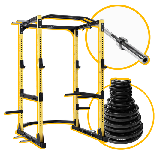 ULTRA RACK + 255LBS COMBO + 45LBS OLYMPIC BAR