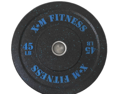 XM FITNESS 45lbs Crumb Rubber Bumper Plate